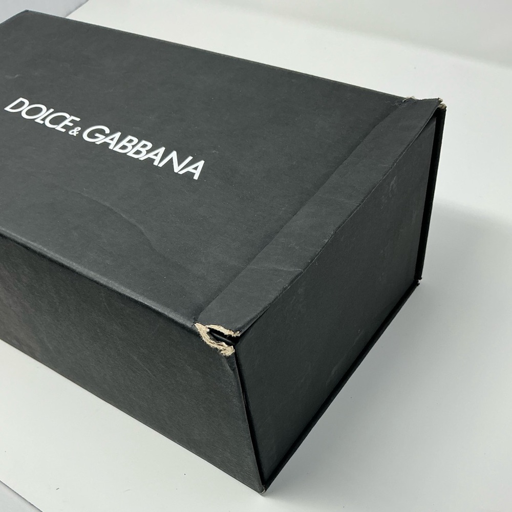 Dolce & Gabbana Black Low-Top Sneakers with White Sole | Size 9 - Picture 11 of 11